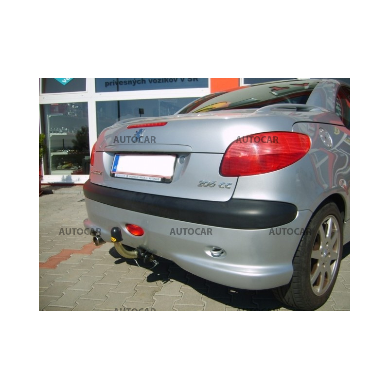 Anhängerkupplung für 206 - 3/5-türig - automat–AHK abnehmbar - von 2003/07