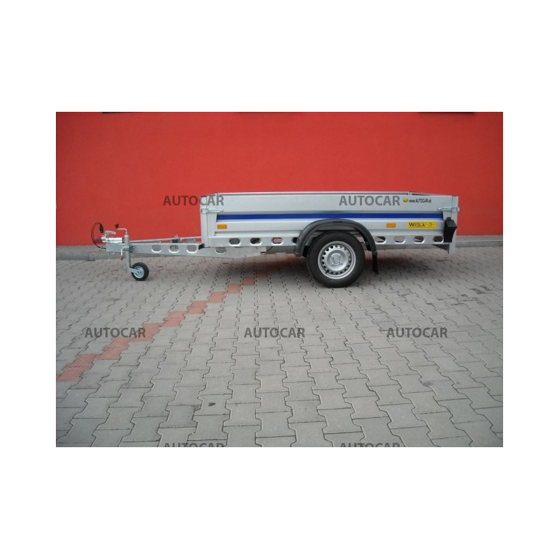 Pritsche Anhänger Krakus - verstärkte Achse 1,3t