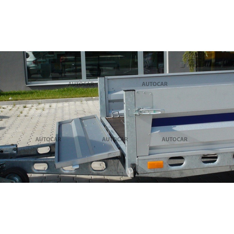 Pritsche Anhänger Mazowia - verstärkte Achse 1,3t