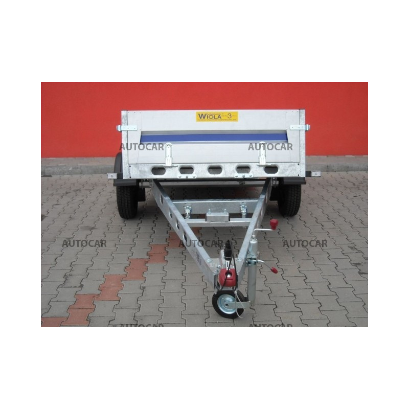 Pritsche Anhänger Mazowia - verstärkte Achse 1,3t