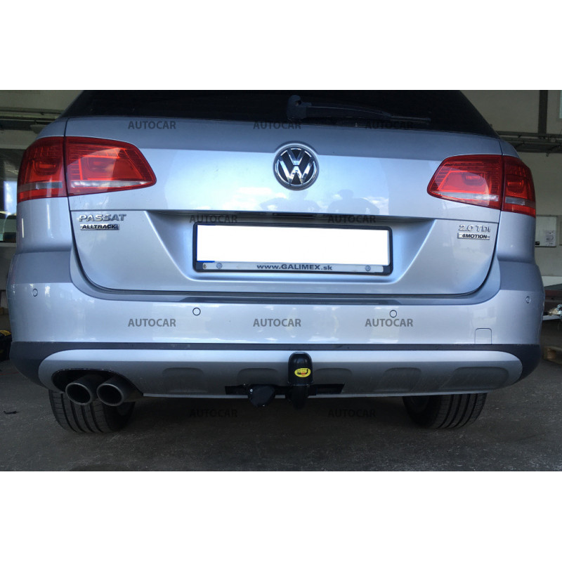 Anhängerkupplung für PASSAT - 4 -tür., Combi 4x4 - automat vertikal–AHK abnehmbar - von 2010/-