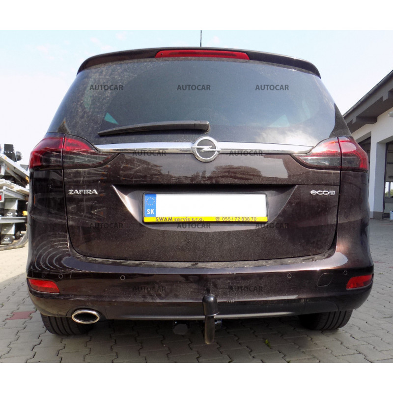 Anhängerkupplung für Opel ZAFIRA - 5-türig - automat–AHK abnehmbar - von 2012/-