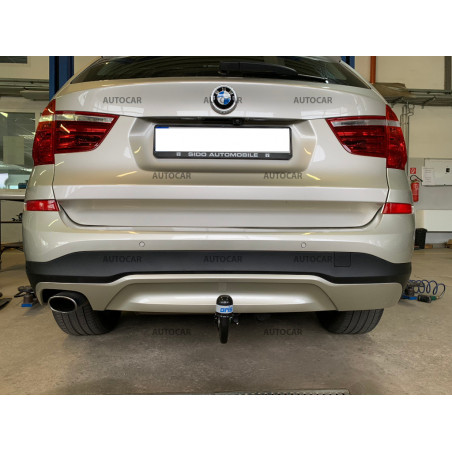 Anhängerkupplung für BMW X3 - automat–AHK vertikal abnehmbar Anhängerkupplung für BMW X3 - automat–AHK vertikal abnehmbar