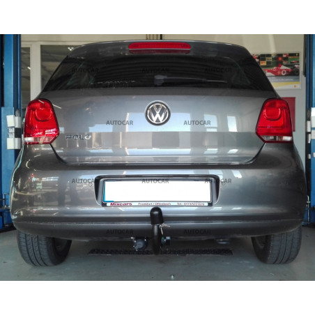 Anhängerkupplung für Volkswagen POLO V. - 3/5 tür. - vertikal–AHK abnehmbar Anhängerkupplung für Volkswagen POLO V. - 3/5 tür. - vertikal–AHK abnehmbar