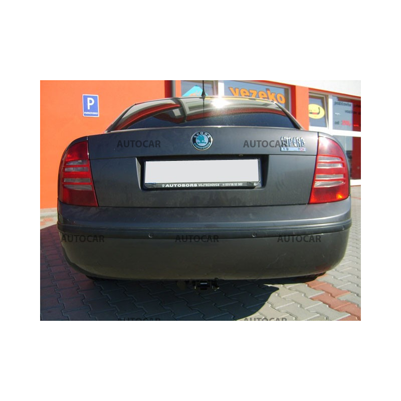 Anhängerkupplung für SUPERB - 4-türig, (3 U 4) - automat–AHK abnehmbar - von 2002 bis 2008