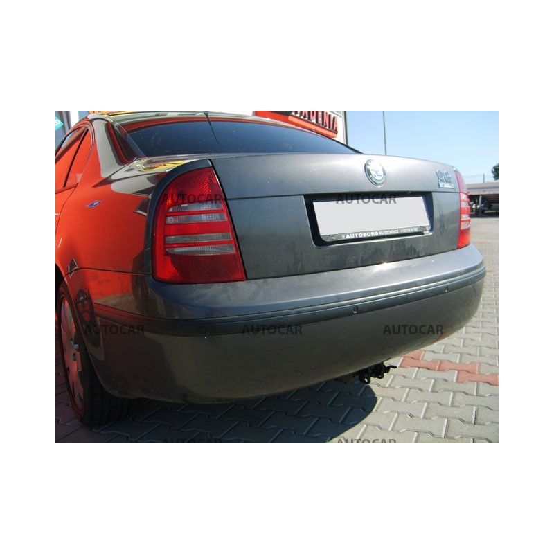 Anhängerkupplung für SUPERB - 4-türig, (3 U 4) - automat–AHK abnehmbar - von 2002 bis 2008