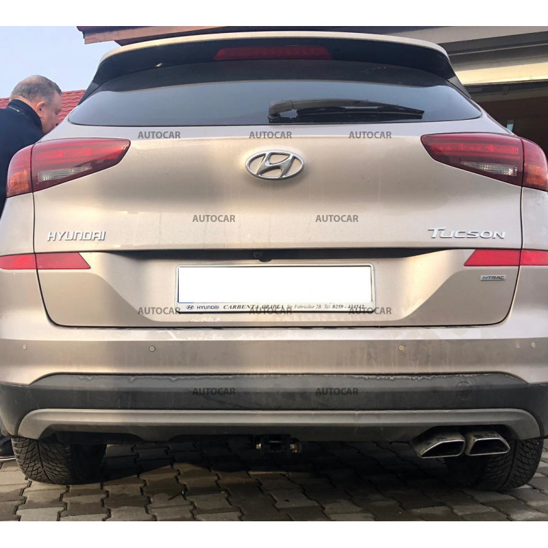 Anhängerkupplung für Hyundai TUCSON - automat–AHK abnehmbar