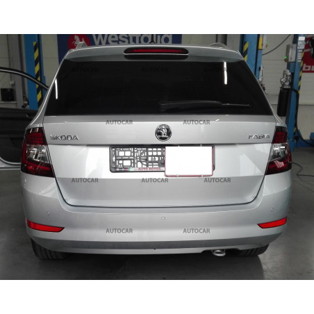 Anhängerkupplung für Skoda Fabia - combi - automat vertikal–AHK abnehmbar Anhängerkupplung für Skoda Fabia - combi - automat vertikal–AHK abnehmbar