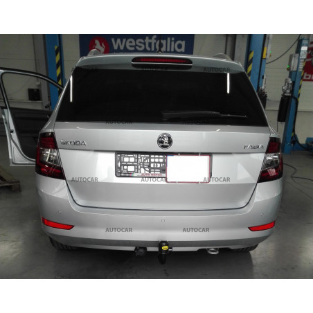 Anhängerkupplung für Skoda Fabia - combi - automat vertikal–AHK abnehmbar Anhängerkupplung für Skoda Fabia - combi - automat vertikal–AHK abnehmbar