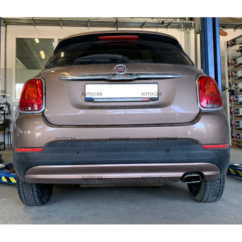 Anhängerkupplung für FIAT 500X -- automat–AHK vertikal abnehmbar - von 2014/-