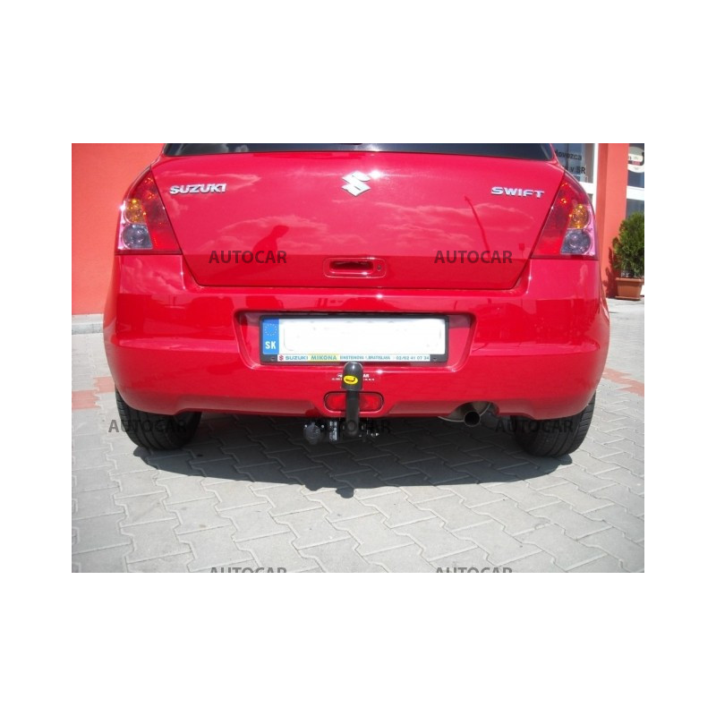 Anhängerkupplung für SWIFT - 3/5-türig 2WD (MZ) - automat–AHK abnehmbar - von 2005
