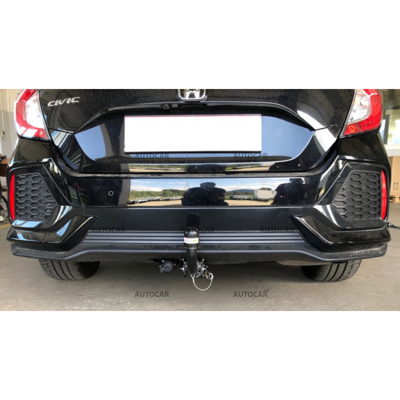 Anhängerkupplung für CIVIC - 5dv - automat–AHK abnehmbar - von 2017/-