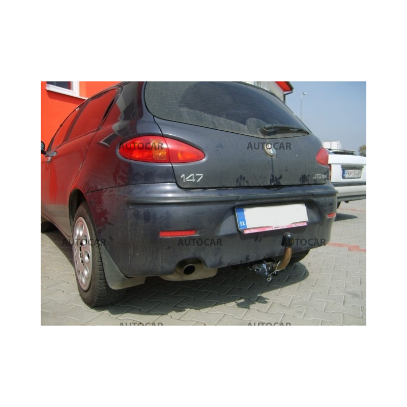 Anhängerkupplung für ALFA 147 - 3/5-türig - automat–AHK abnehmbar - von 2000