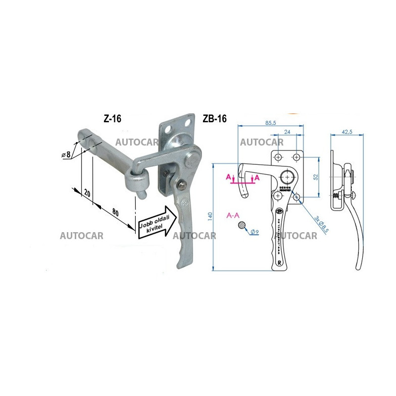 Uzáver bočnice ľavý