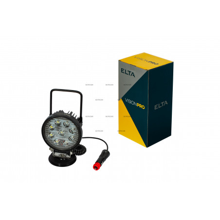 Arbeitslicht 9LED * 3W / 27W, 1400LM, Magnet, ECE R10