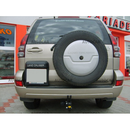 Anhängerkupplung für Toyota LANDCRUISER - J120 - 3/5 tür. - manuall–AHK starr