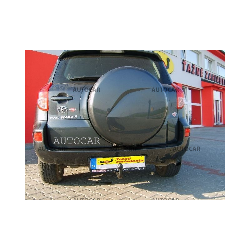Anhängerkupplung für RAV 4 - 5 dv - s rezervným kolesom na zad. dv. - manuell–AHK starr - von 2006 bis 2009