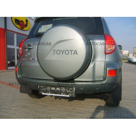 Anhängerkupplung für RAV 4 - 5 dv - s rezervným kolesom na zad. dv. - automat–AHK abnehmbar - von 2006 bis 2009 Anhängerkupplung für RAV 4 - 5 dv - s rezervným kolesom na zad. dv. - automat–AHK abnehmbar - von 2006 bis 2009