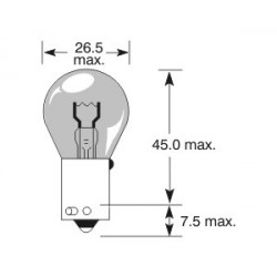 12V 55W  px26d H7 Osram