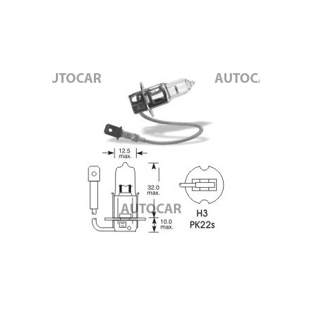 12V 55W  px26d H7 Osram