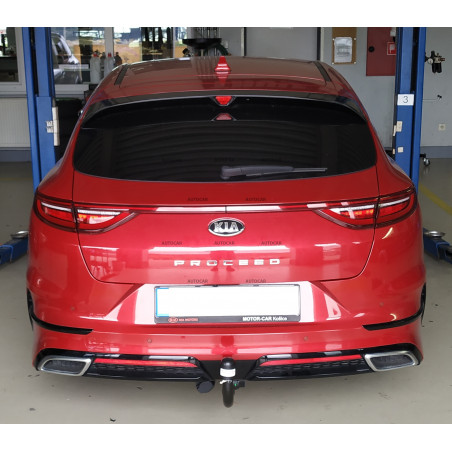 Anhängerkupplung für Kia ProCeed GT Line - automat vertikal–AHK abnehmbar Anhängerkupplung für Kia ProCeed GT Line - automat vertikal–AHK abnehmbar