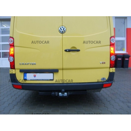 Anhängerkupplung für Volkswagen CRAFTER - Kastenwagen ohne Treppe - Radstand 3,665 / 4,325 m - Festeinbau