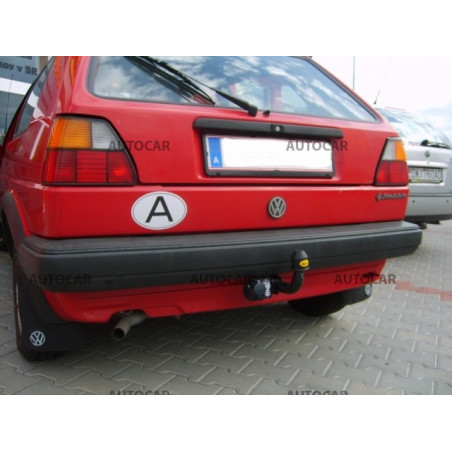 Anhängerkupplung für Volkswagen GOLF II. - schmale Stoßstange - manuall–AHK starr