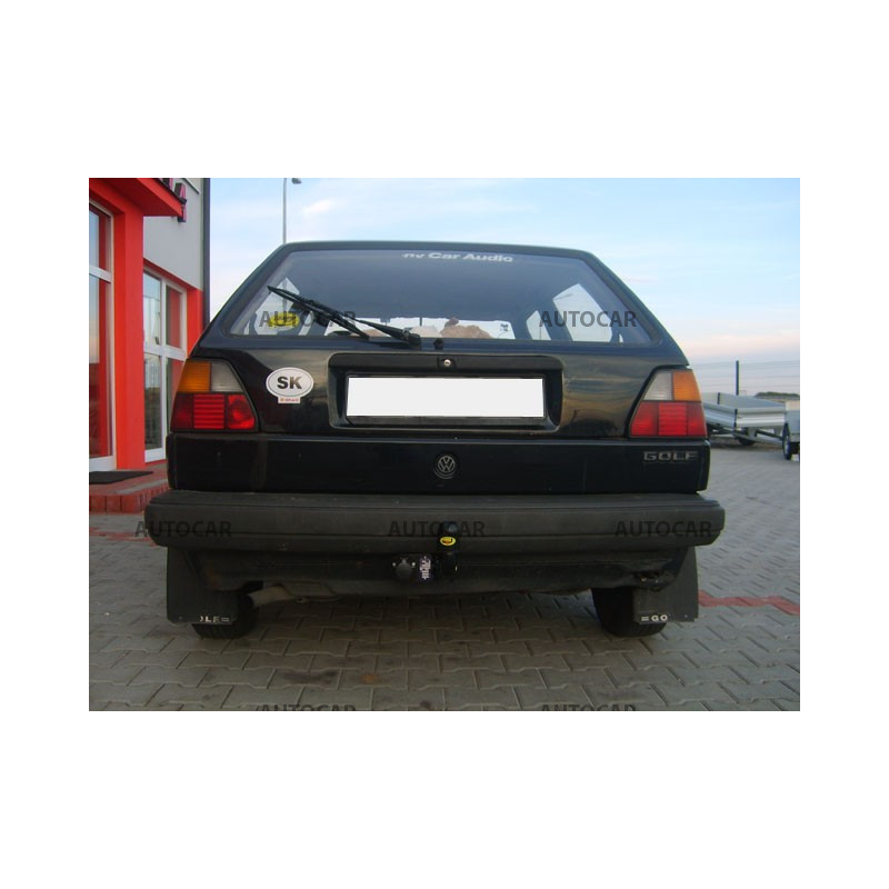 Anhängerkupplung für Volkswagen GOLF II. - schmale Stoßstange - manuall–AHK starr