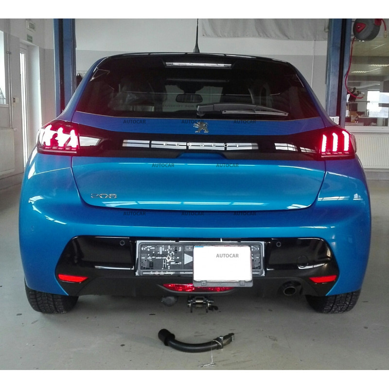 Anhängerkupplung für Peugeot 208 - automat–AHK abnehmbar