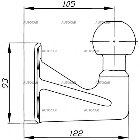 Anschraubplatten KH4-1 - vertikalen Belastung 150 kg Anschraubplatten KH4-1 - vertikalen Belastung 150 kg