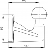 Anschraubplatten KH4-1 - vertikalen Belastung 150 kg Anschraubplatten KH4-1 - vertikalen Belastung 150 kg