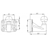 Anschraubplatten KH4-1 - vertikalen Belastung 150 kg Anschraubplatten KH4-1 - vertikalen Belastung 150 kg