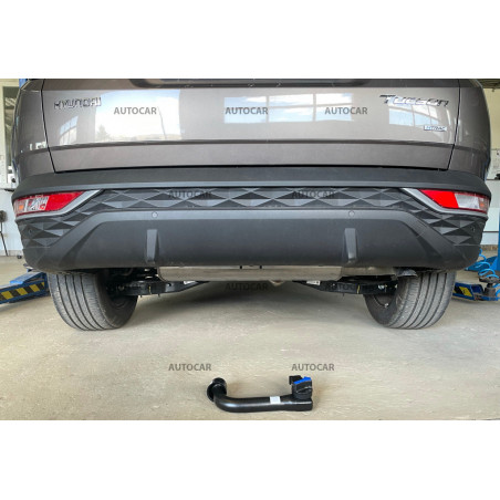 Anhängerkupplung für Hyundai TUCSON - automat vertikal–AHK abnehmbar