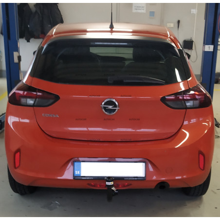 Anhängerkupplung für Opel CORSA F - automat vertikal–AHK abnehmbar Anhängerkupplung für Opel CORSA F - automat vertikal–AHK abnehmbar