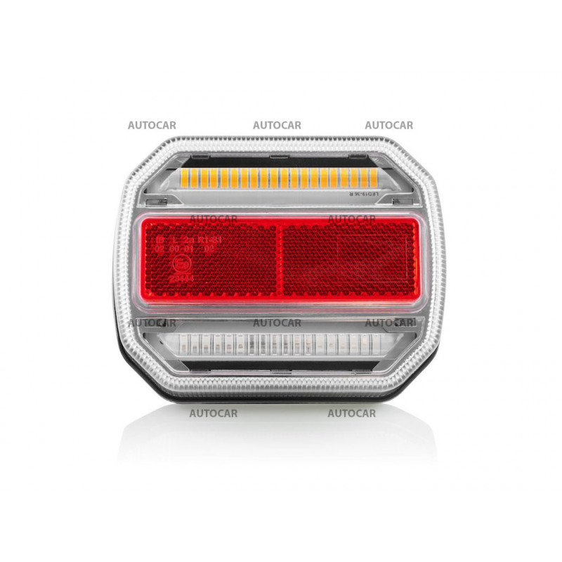 4-Funktions-LED-Rücklicht mit dynamischem Blinklicht - links
