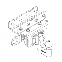 Anhängerkupplung für Jeep GLADIATOR - manuall–AHK starr