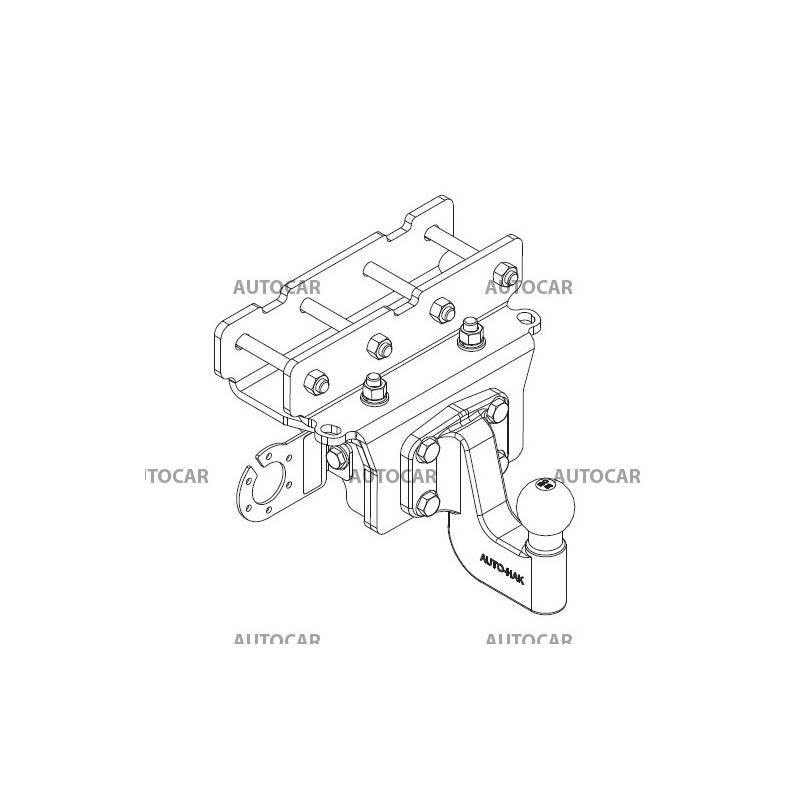 Anhängerkupplung für Jeep GLADIATOR - manuall–AHK starr