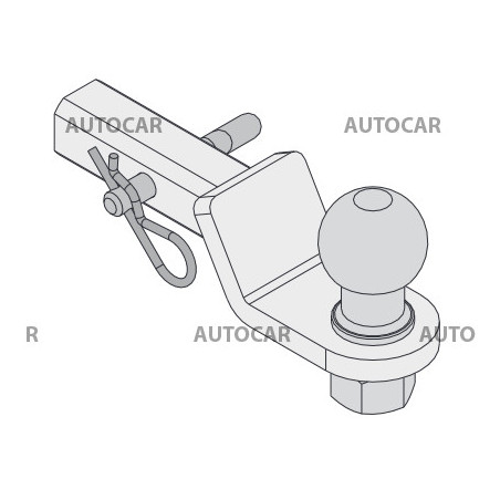 Kugelkopf für die Anhängerkupplung USA (AH-4)