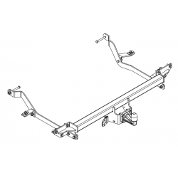 Anhängerkupplung für Opel MOVANO - Kastenwagen L4, L5 - manuall–AHK starr