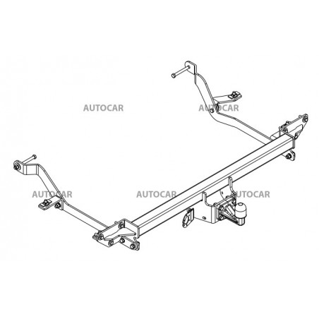 Anhängerkupplung für Opel MOVANO - Kastenwagen L4, L5 - manuall–AHK starr