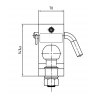 Kugelkopf für die Anhängerkupplung USA (AH-7)