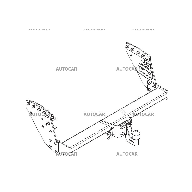 Anhängerkupplung für Mitsubishi L200