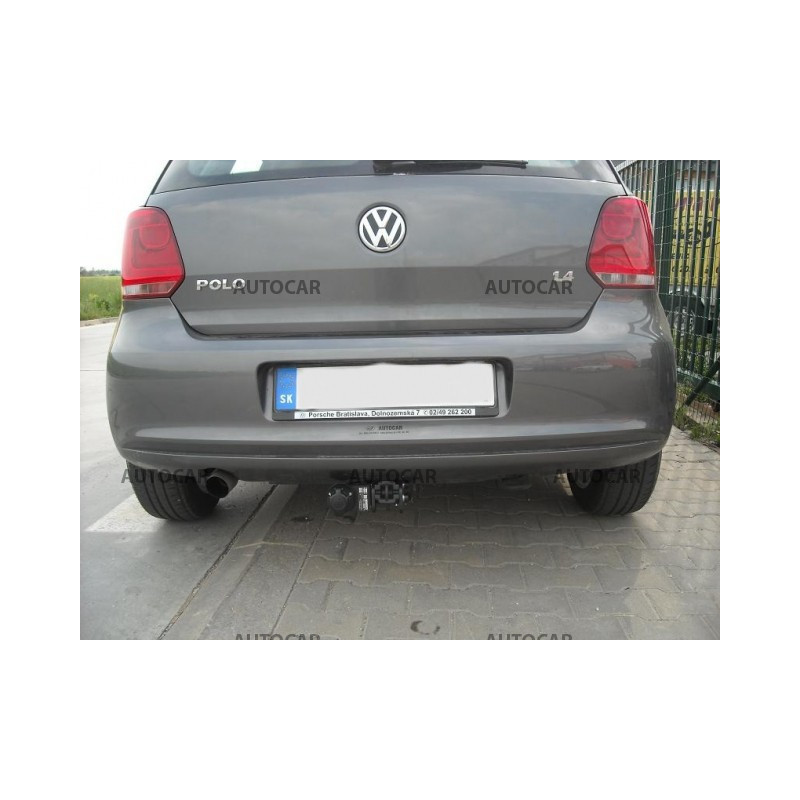 Anhängerkupplung für Volkswagen POLO V. - 3/5 dv. - automat–AHK abnehmbar