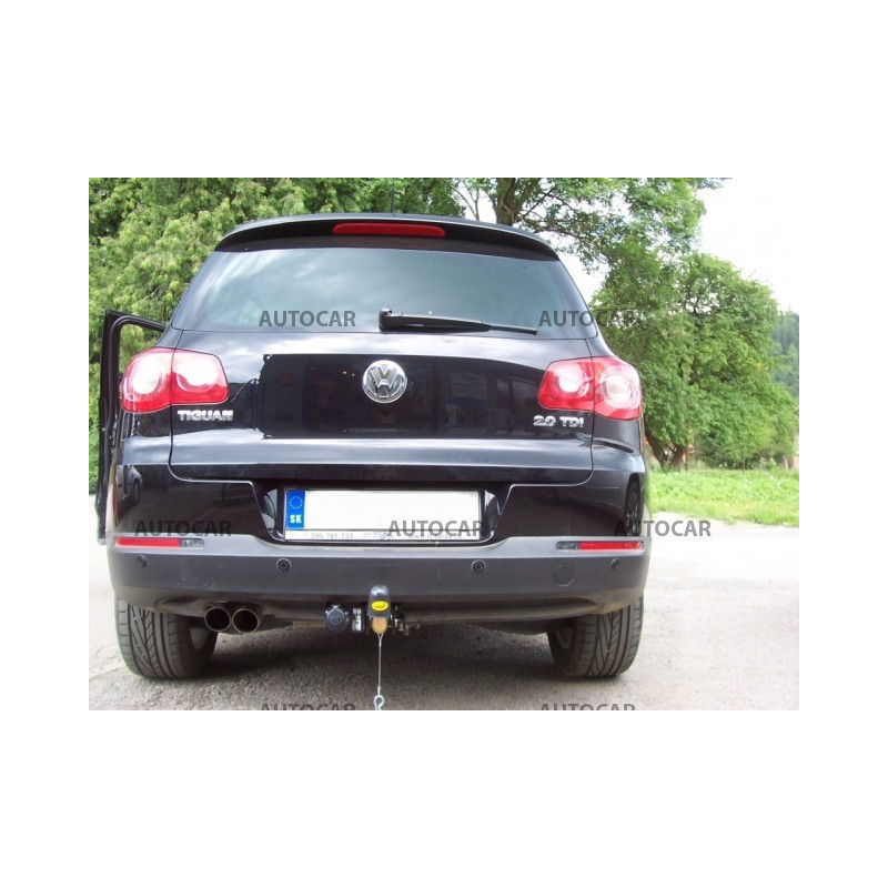 Anhängerkupplung für TIGUAN - SUV - automat–AHK abnehmbar - von 2007