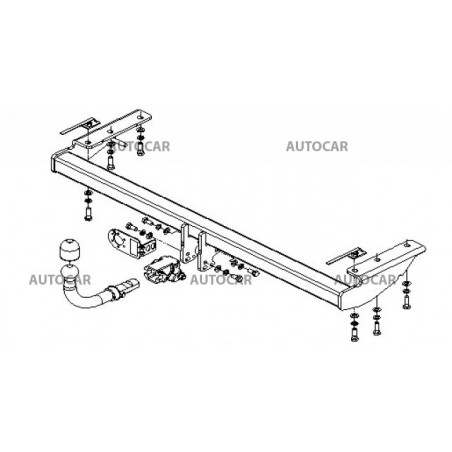 Anhängerkupplung für S 80 - 4 dv - automat–AHK abnehmbar - von 1998 bis 2006 Anhängerkupplung für S 80 - 4 dv - automat–AHK abnehmbar - von 1998 bis 2006