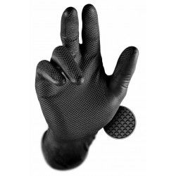 copy of Grippaz 246 - Rutschfeste Nitrilhandschuhe - schwarz - Grösse XL (10)