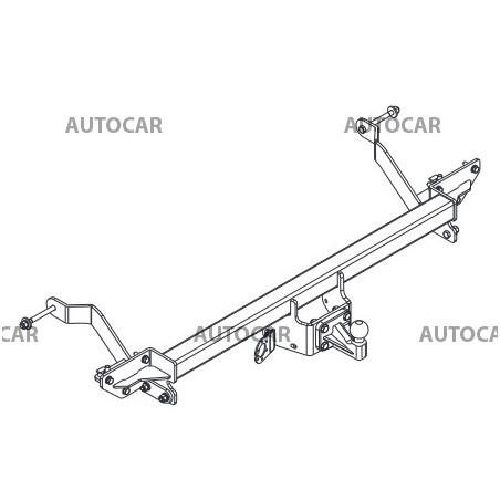 Anhängerkupplung für Citroen JUMPER - Kastenwagen L1, L2, L3 - manuall–AHK starr