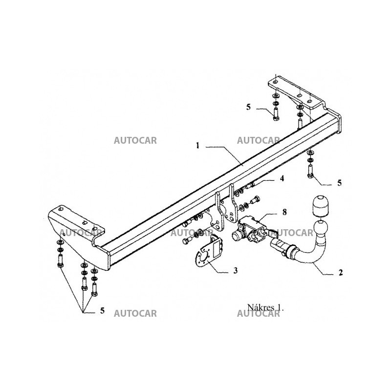Anhängerkupplung für V 70 - Combi - automat–AHK abnehmbar - von 2000/03 bis 2007