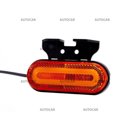 LED-Positionslicht - orange mit Halter und Kabel