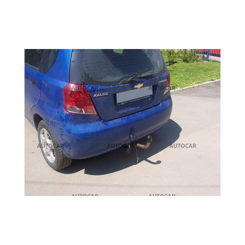 Anhängerkupplung für KALOS - 3/5 dv - automat–AHK abnehmbar - von 2002